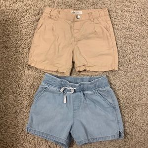 Pair of girls shorts